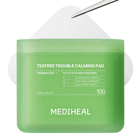 MEDIHEAL front packaging showing 100-count pads and benefits