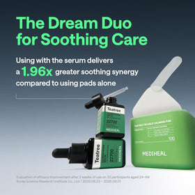 MEDIHEAL pads on bathroom counter for quick daily skincare routine