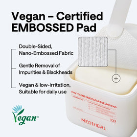 MEDIHEAL pad applied to elbow showing body exfoliation benefit