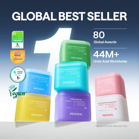 MEDIHEAL embossed pad close-up lifting dead skin for smoother texture
