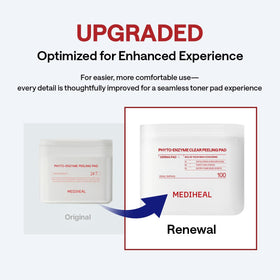 MEDIHEAL soft pad close-up refining skin after exfoliation for comfort