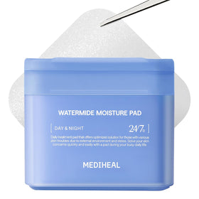 MEDIHEAL front packaging showing 100-count pads and key benefits