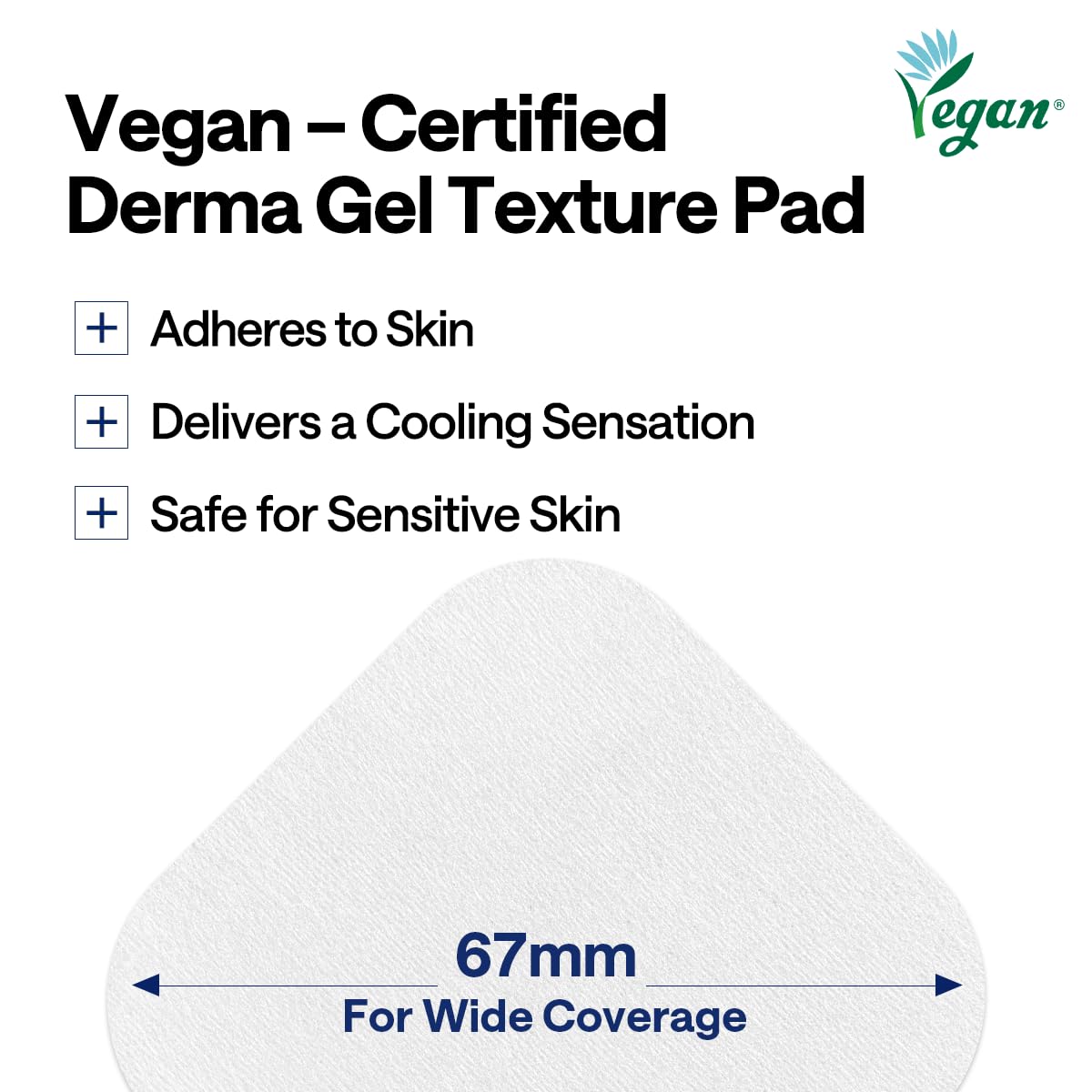 MEDIHEAL pad in hand for scale showing single-pad coverage benefit