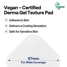 MEDIHEAL pad in hand for scale showing single-pad coverage benefit