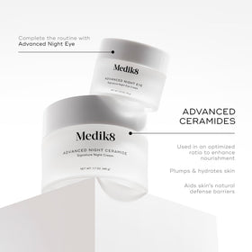 Medik8 jar next to a coin showing 1.7 oz scale for purchase confidence
