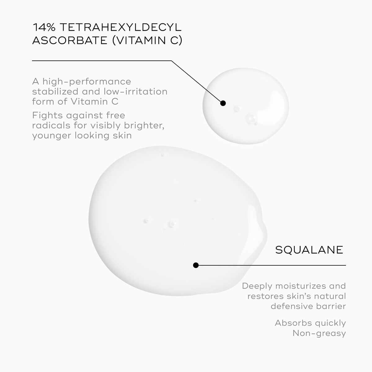 Medik8 C‑Tetra Luxe pipette dispensing serum showing drop release for precise application