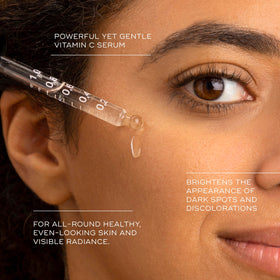 Medik8 C‑Tetra Luxe texture close‑up on fingertip illustrating lightweight hydrating feel