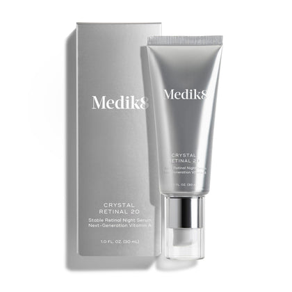 Medik8 Crystal Retinal 20 front packaging showing product and label benefits