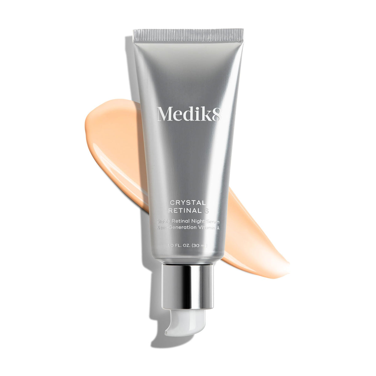 Medik8 serum in evening routine setting showing practical nightly use benefit