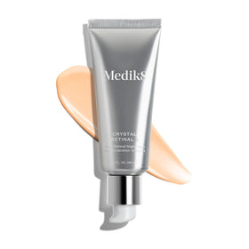 Medik8 serum in evening routine setting showing practical nightly use benefit
