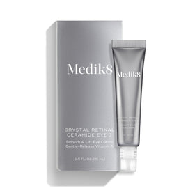 Medik8 product staged on bathroom counter within a skincare routine conveying daily use benefit