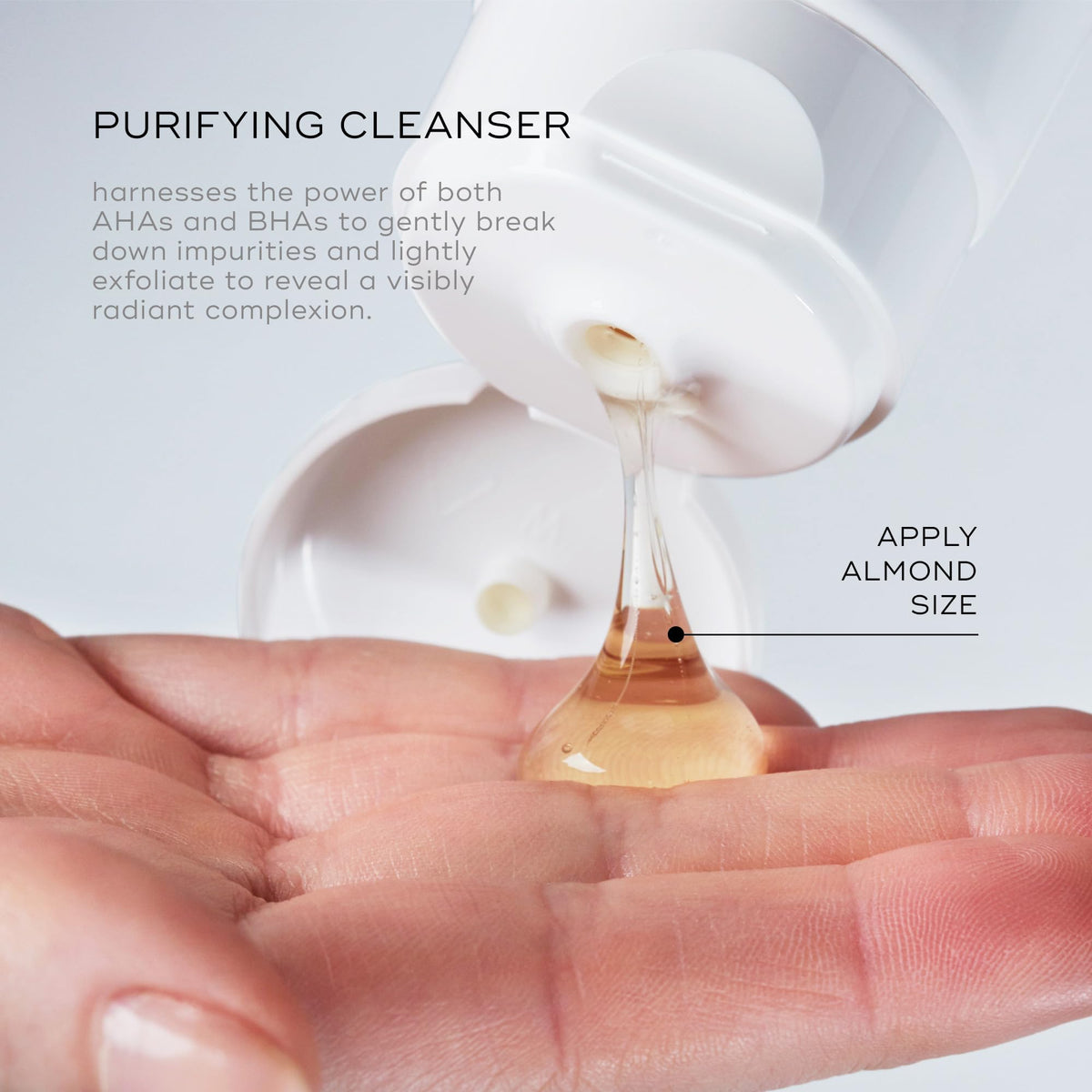 Medik8 in-use during morning routine demonstrating clearer, prepped skin