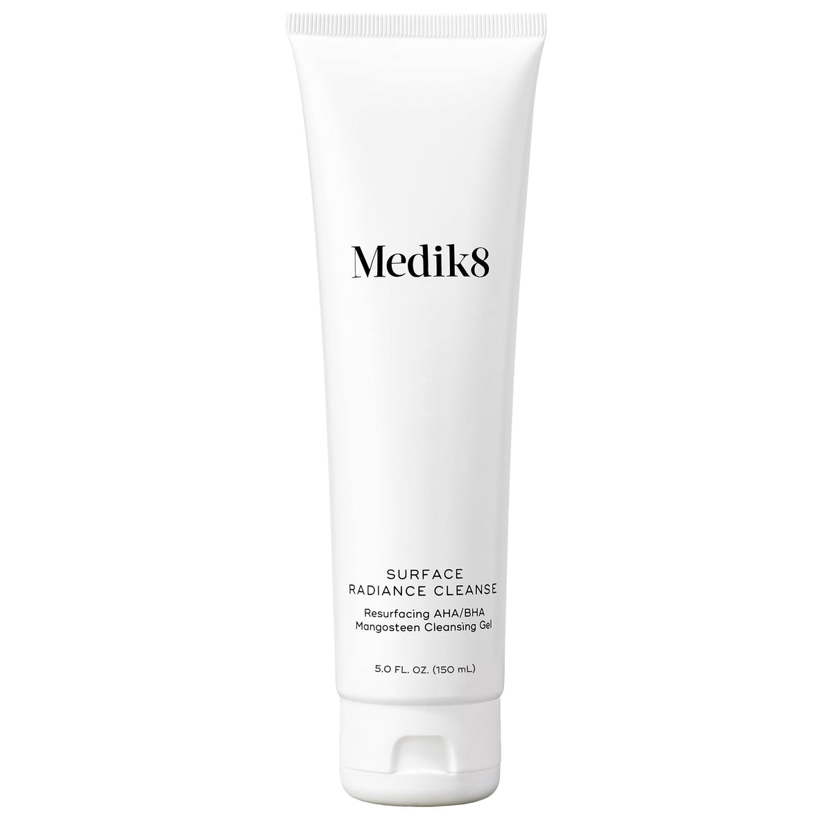 Medik8 front packaging showing bottle and label for easy identification and trust