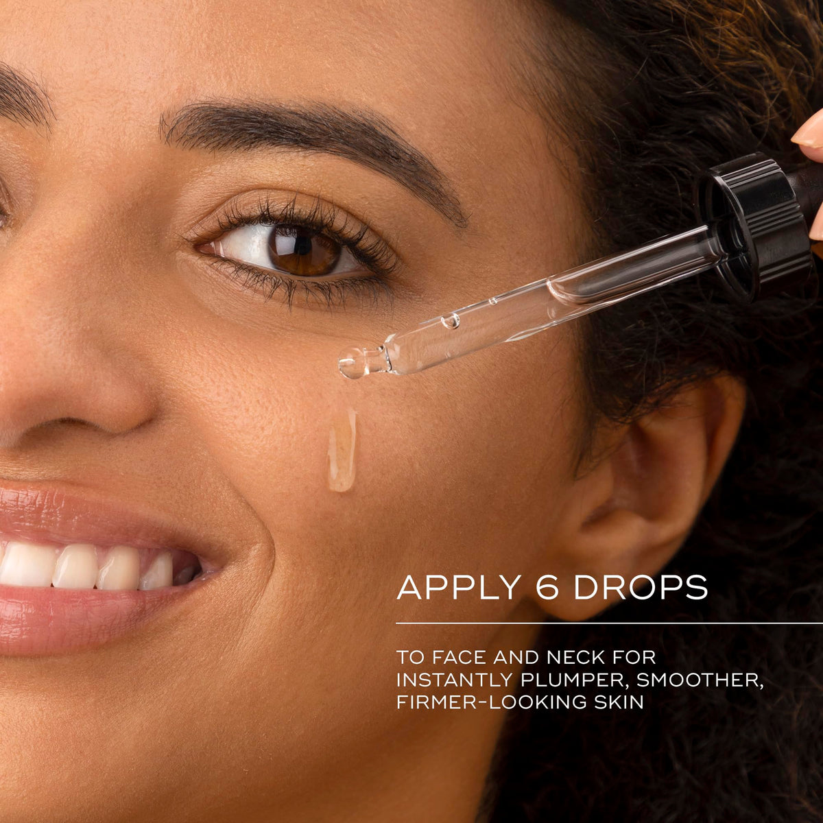 Medik8 serum applied on hand demonstrating lightweight, non-greasy finish