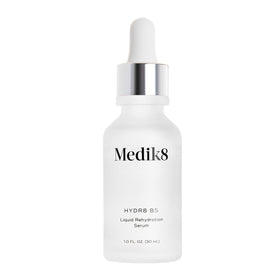 Medik8 bottle front packaging showing clean branding and size benefit