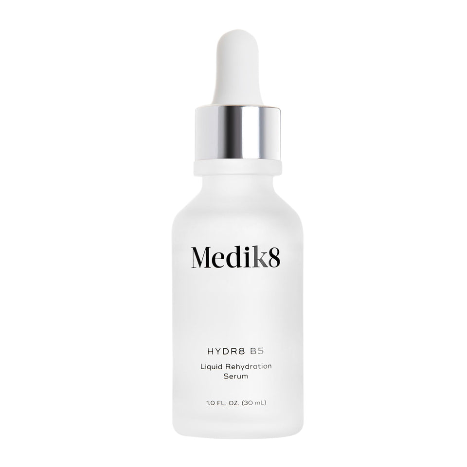 Medik8 bottle front packaging showing clean branding and size benefit