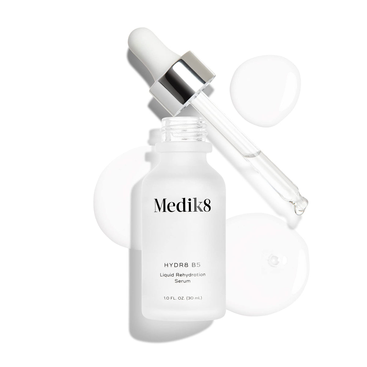 Medik8 product label close-up highlighting hydrating ingredients list