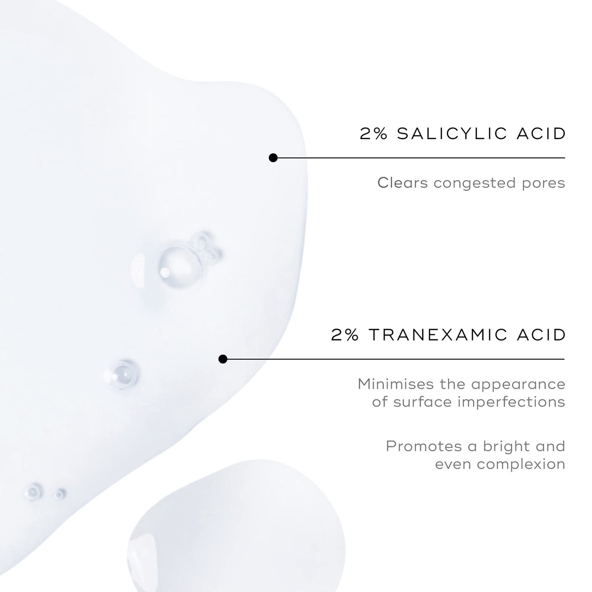 Medik8 tonic texture pouring from bottle to show lightweight, non-greasy benefit