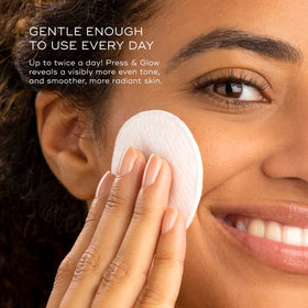 Medik8 applied to hand demonstrating gentle application and hydrating effect