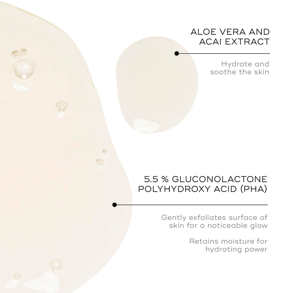 Medik8 label close-up highlighting toner name and active PHA ingredients