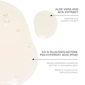 Medik8 label close-up highlighting toner name and active PHA ingredients