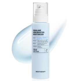 MEDITHERAPY front packaging showing squalane moisturizer, highlights balanced hydration