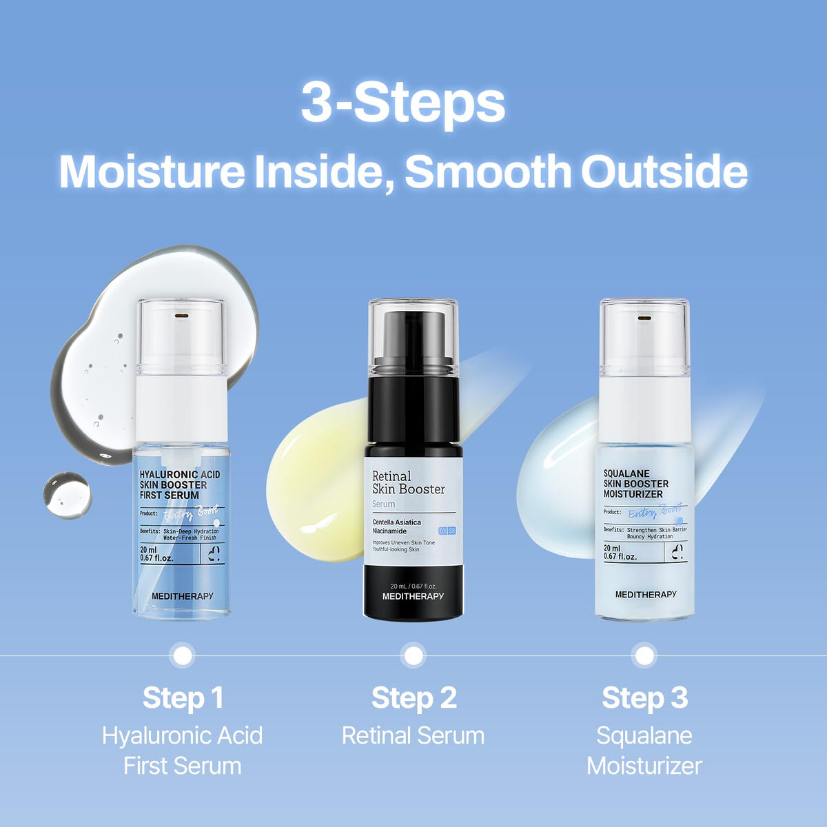 MEDITHERAPY product label close-up highlighting key ingredients and transparency
