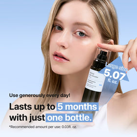 MEDITHERAPY serum staged on bathroom counter to show everyday routine benefit
