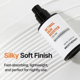 MEDITHERAPY cream applied to elbow showing body use benefit: soothes dry patches