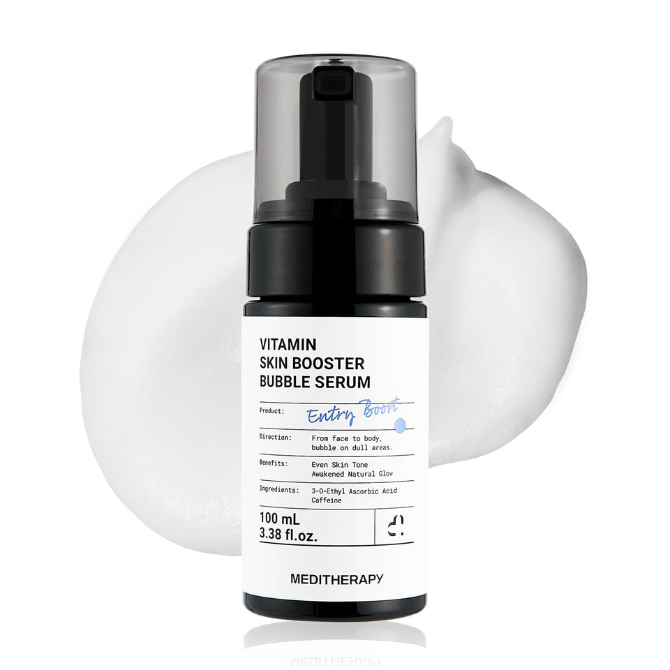 MEDITHERAPY front bottle shot showing clean packaging and glow benefits