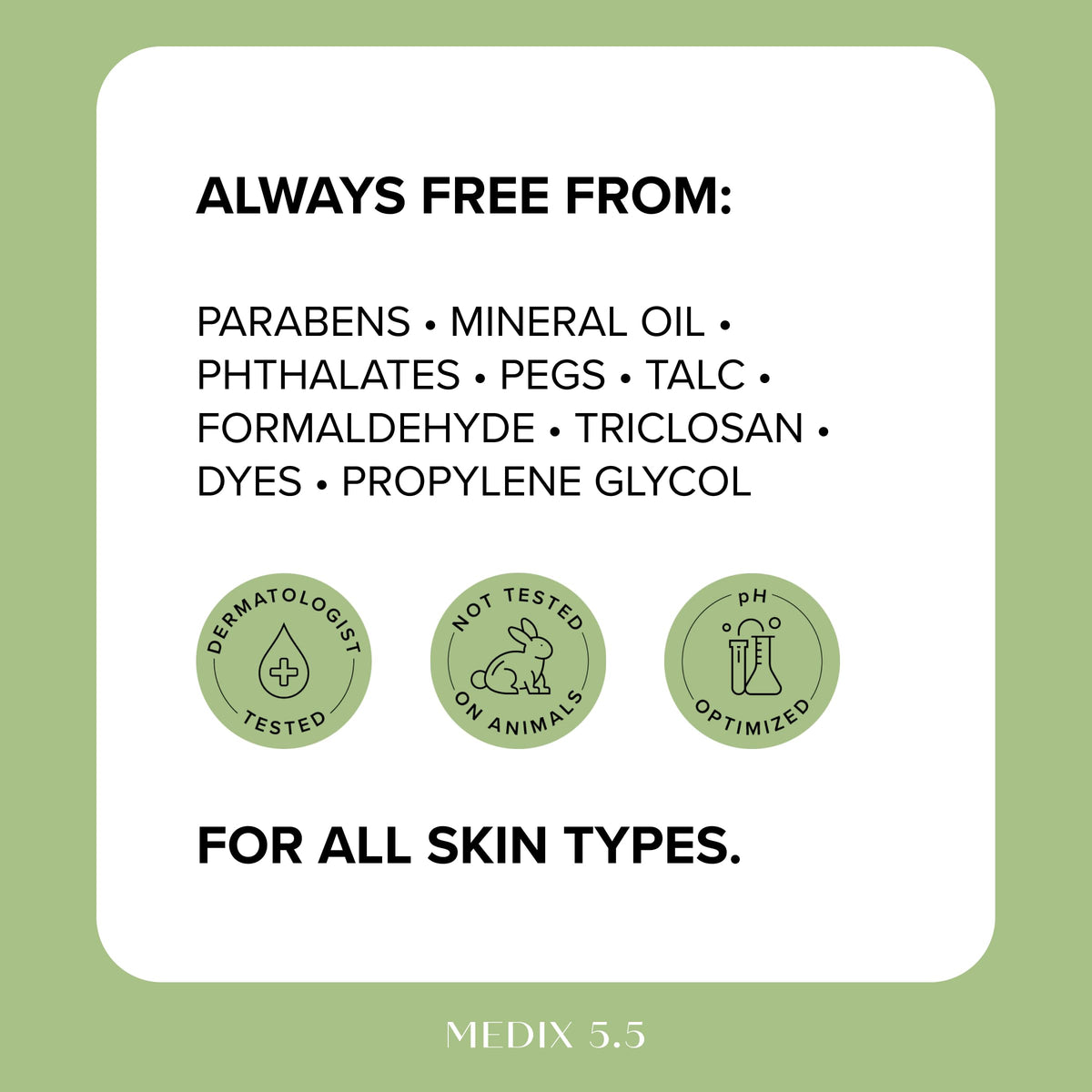 Medix 5.5 applied to thigh demonstrating smoothing and firming effect
