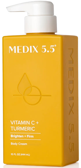 Medix 5.5 front packaging showing the lotion bottle and brand benefits
