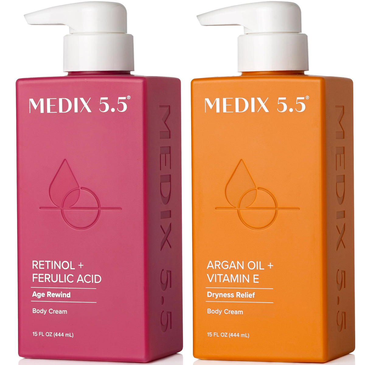 Medix 5.5 front packaging showing both bottles and benefits