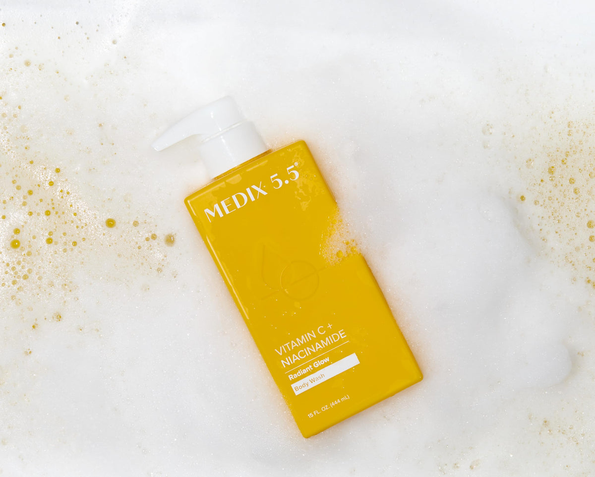 Medix 5.5 ingredients panthenol and aloe visualizing soothing hydration