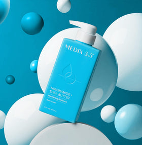 Medix 5.5 before and after texture suggestion showing visible smoothing and pore benefit