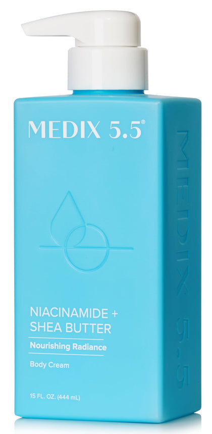 Medix 5.5 front packaging showing pump bottle and clean design for clear identification