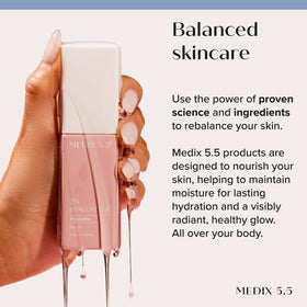 Medix ingredient label close-up emphasizing hyaluronic acid concentration
