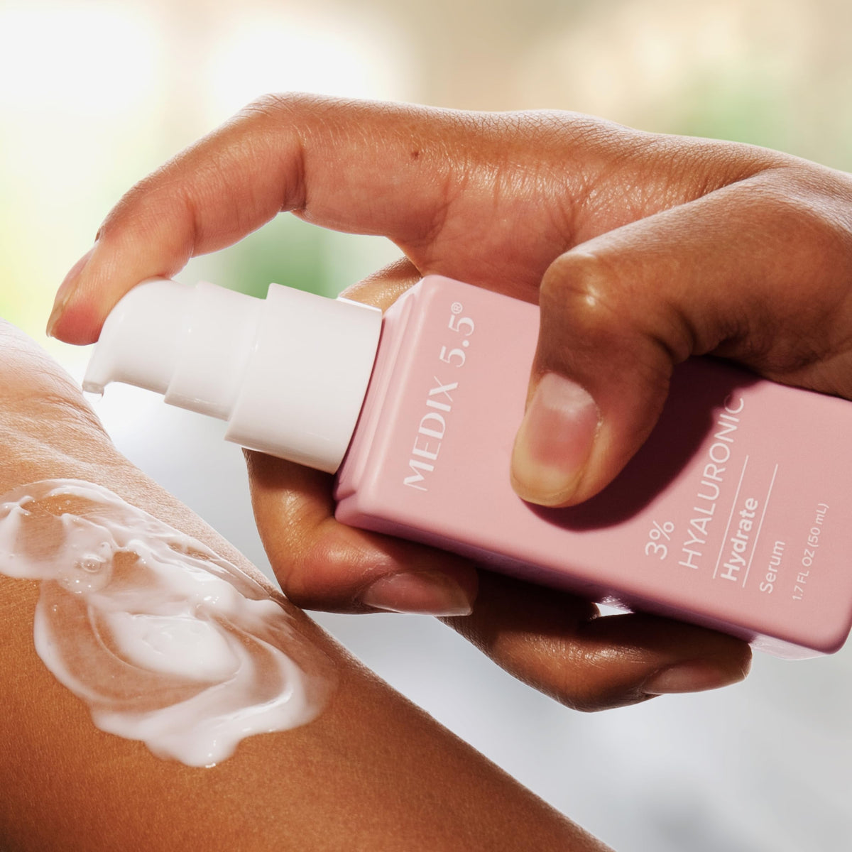 Medix product staged on bathroom counter for daily skincare routine