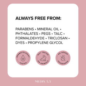 Medix mixing booster with body cream to boost hydration and layering