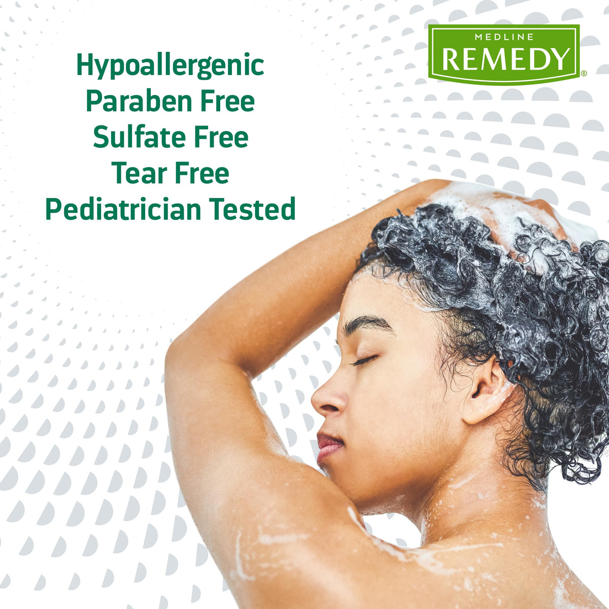 Medline Remedy used at bedside basin demonstrating no-rinse convenience for caregivers