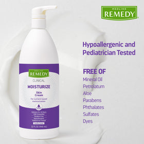 Medline Remedy label detail highlighting CHG compatibility and ingredient benefits