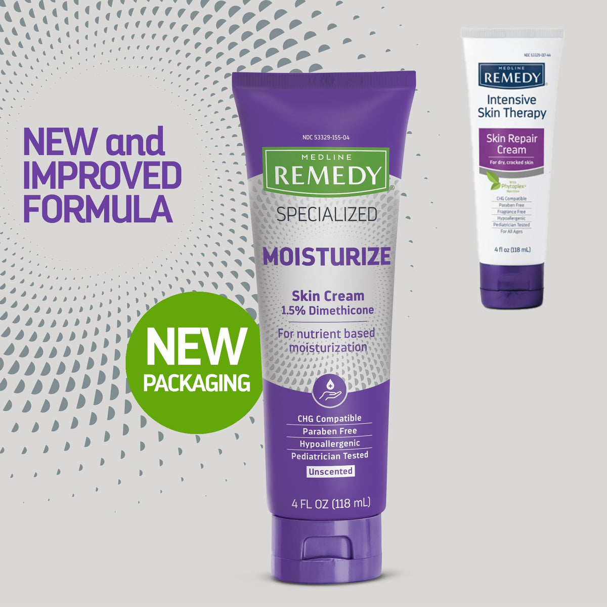 Medline Remedy close-up of cream texture for fast absorption