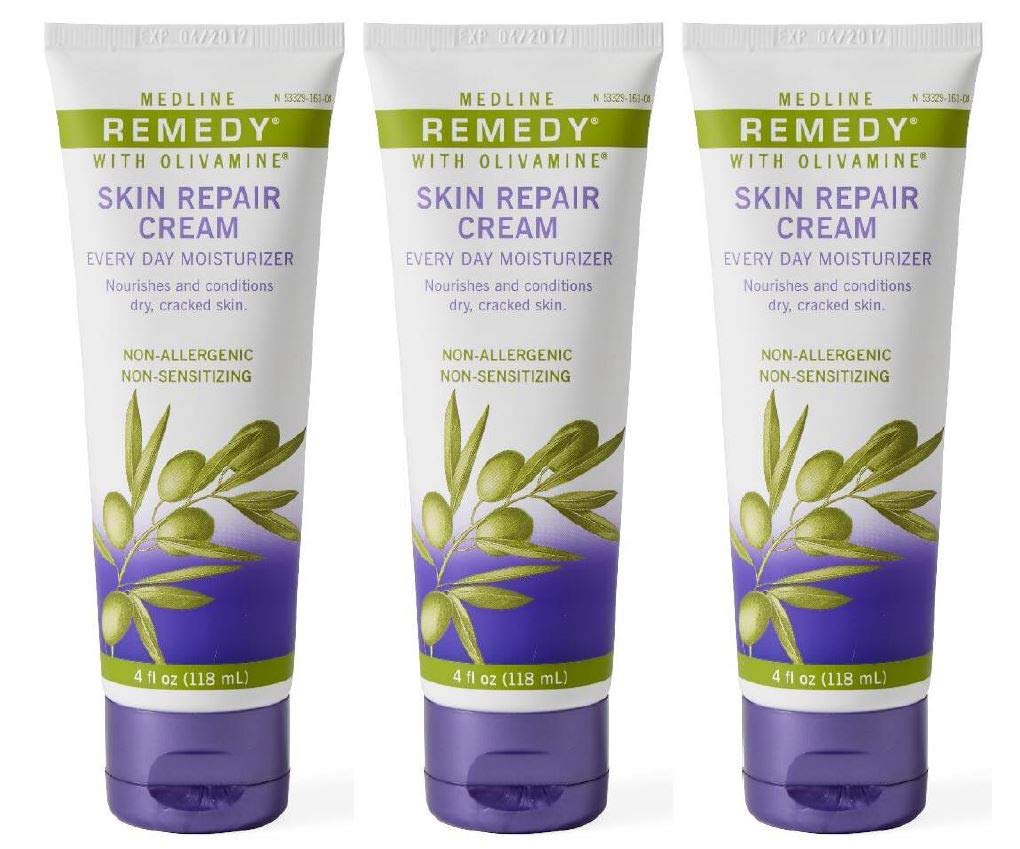 Medline Remedy front packaging showing three 4 oz tubes and benefits