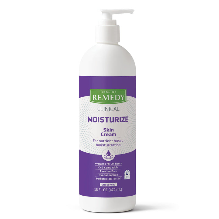Medline Remedy front packaging showing unscented 16 fl oz bottle and clear branding