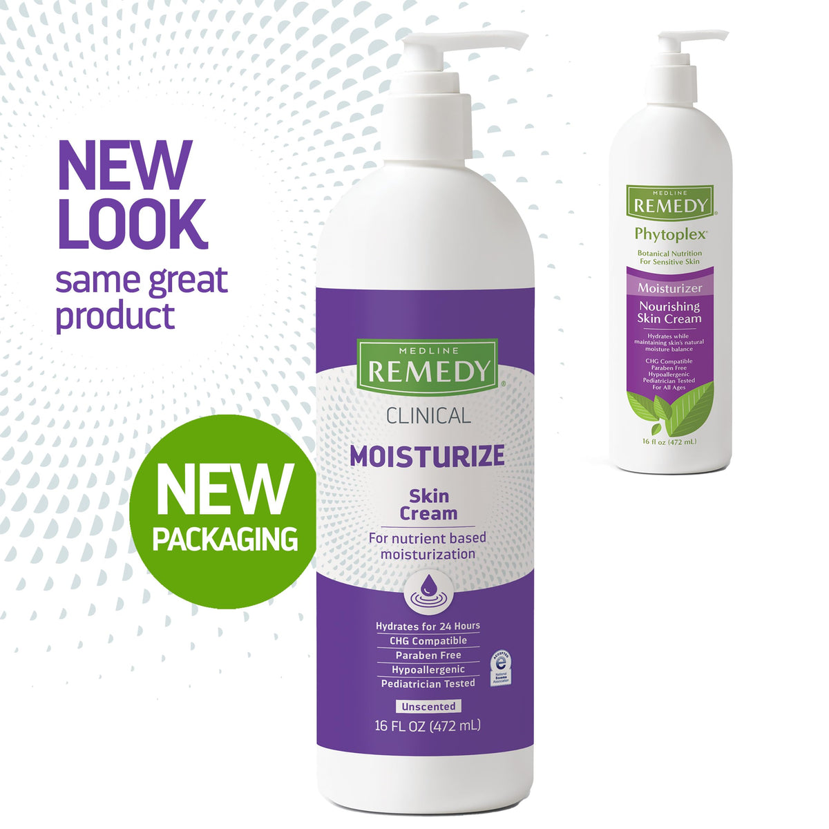 Medline Remedy cream texture close-up illustrating smooth non-greasy hydration