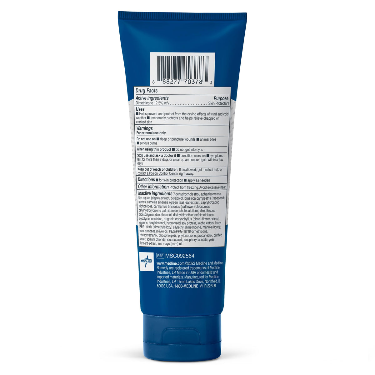Medline Remedy in travel pouch staged for trips showing on-the-go skin care benefit