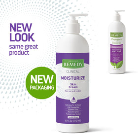 Medline Remedy cream texture closeup illustrating smooth, non-greasy moisturizing finish