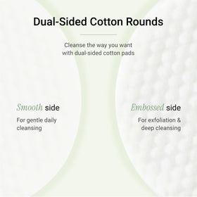 Meebak pad in hand removing makeup from face illustrating effective, gentle removal