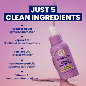 Megababe dropper applying a precise drop to skin for targeted soothing