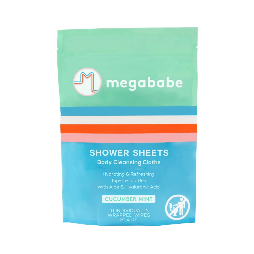 Megababe front packaging showing cucumber mint scent and benefits
